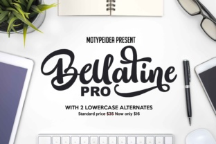 Bellatine Font: A Bold Handwritten Typeface for Branding