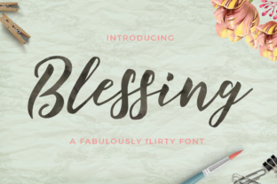 Blessing Font: A Modern Script for Makers