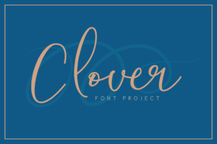 Clover Font: A Handwritten Typeface for Editorial Design