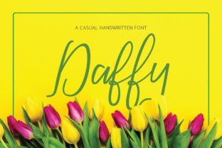 Daffy Typeface: A Lively Script for Branding