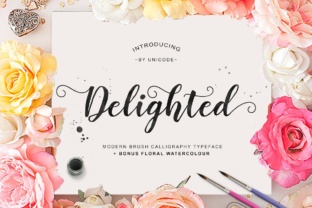 Delighted Font: A Modern Script for Web Design