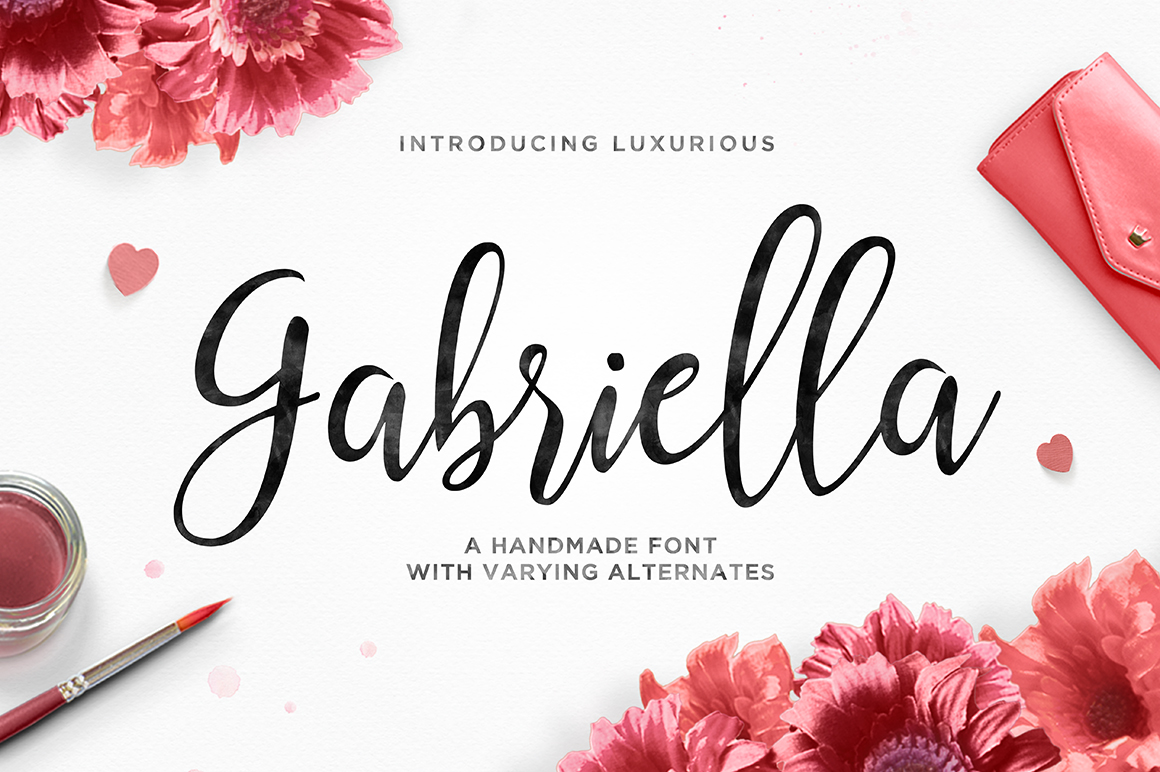 Gabriella: A Hand-Brushed Script Font for Modern Brands