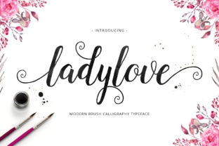Lady Love: A Handwritten Font for Makers