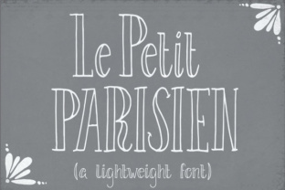 Le Petit Parisien Light: A Charming Typeface for Makers