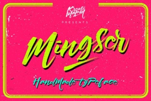Mingser: A Playful Script Font for Web Design