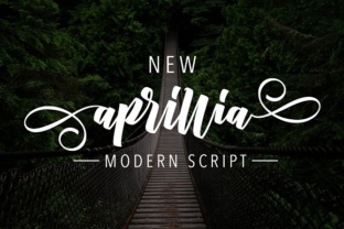 New Aprillia: A Handwritten Typeface for Editorial Design