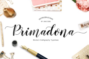 Primadona: A Script Font for Modern Web Design
