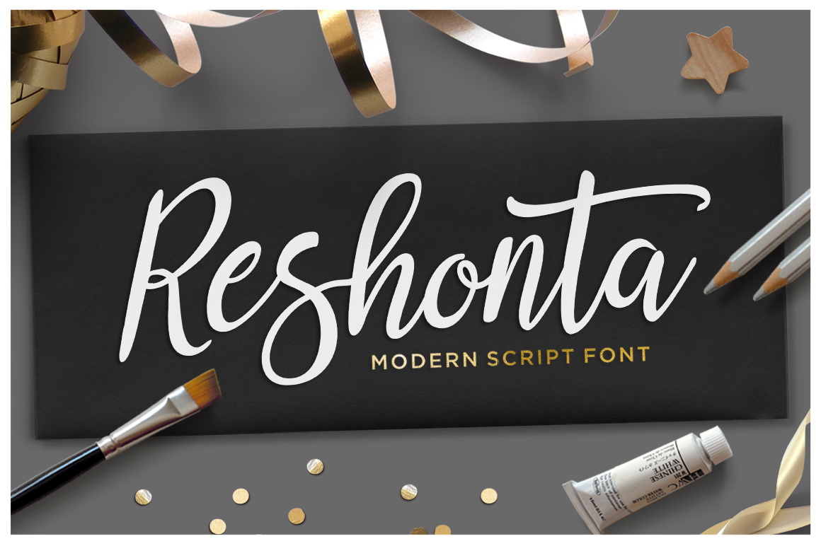 Reshonta: A Bold Handwritten Font for Branding