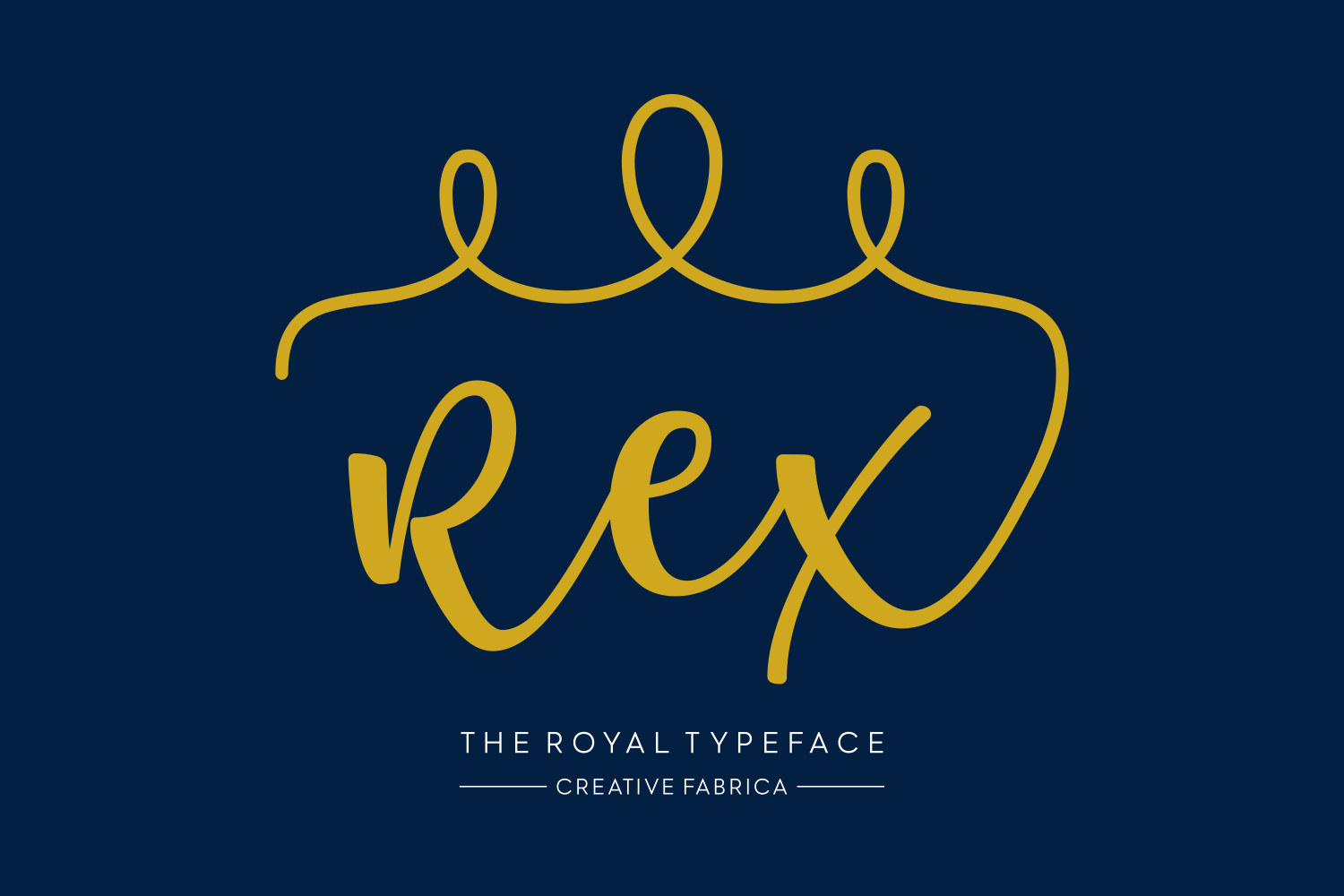 Rex Typeface: A Royal Script for Modern Web Design