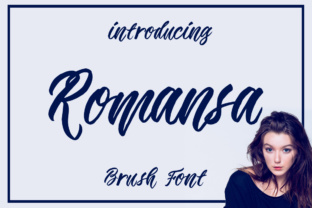 Romansa: A Hand-Brushed Typeface for Elegant Branding