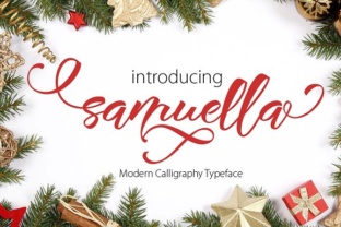 Samuella: A Modern Script Font for Digital Design