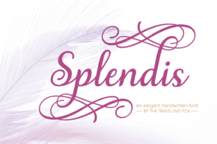Splendis: The Elegant Handwritten Font for Crafters